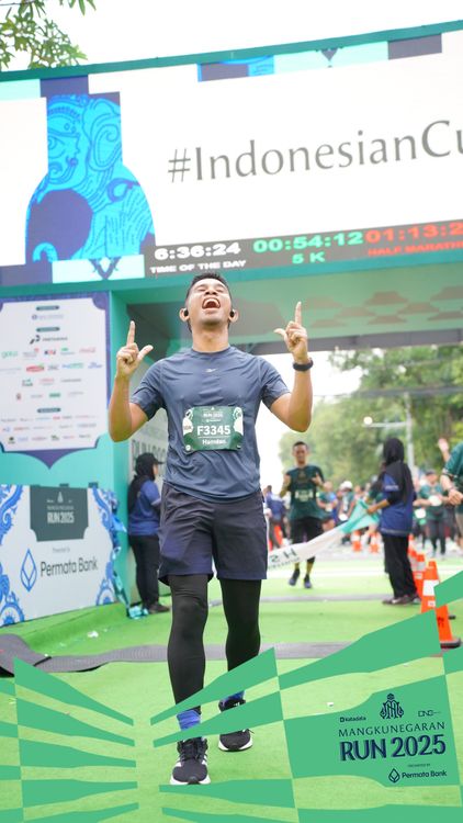Race photo from Mangkunegaran Run 2025