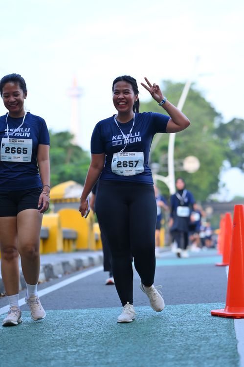 Race photo from KEMLU RUN 2025