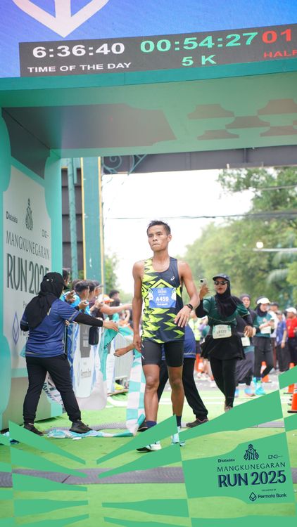 Race photo from Mangkunegaran Run 2025