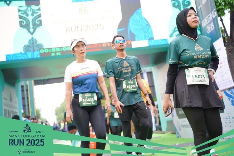 Race photo from Mangkunegaran Run 2025