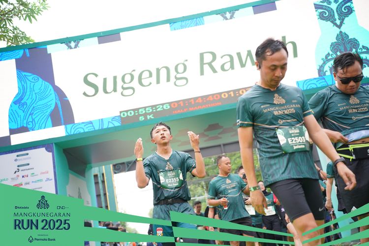 Race photo from Mangkunegaran Run 2025