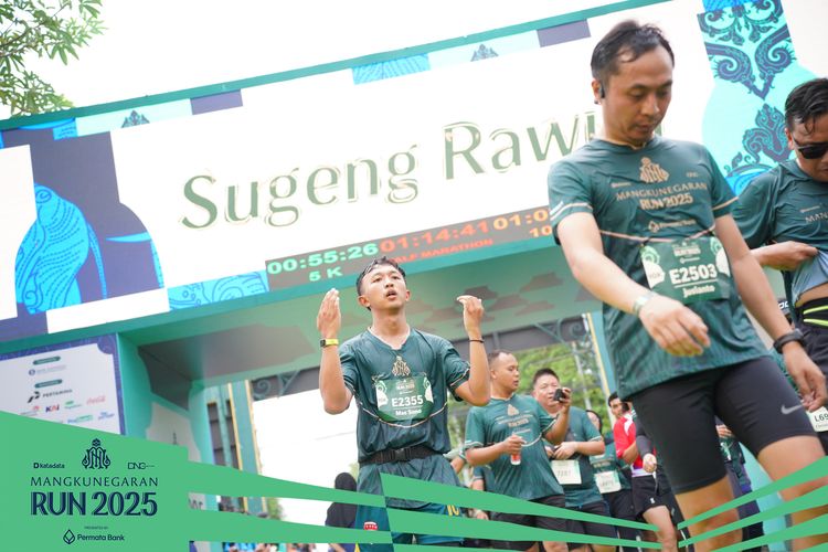 Race photo from Mangkunegaran Run 2025