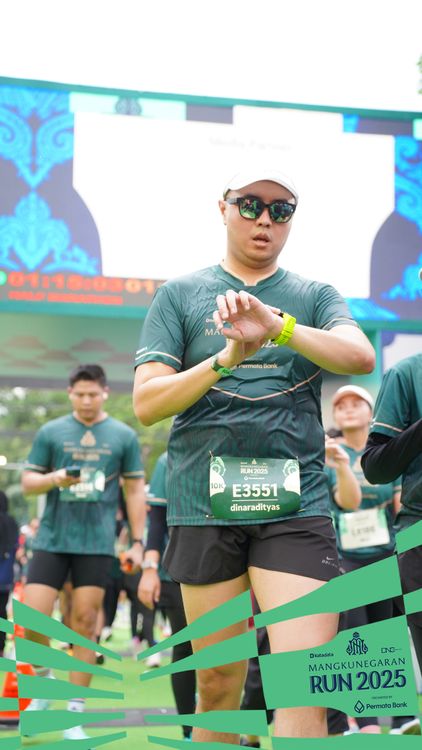 Race photo from Mangkunegaran Run 2025