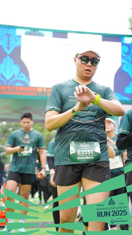 Race photo from Mangkunegaran Run 2025