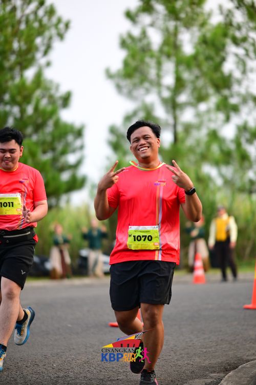 Race photo from CISANGKAN KBP CITY RUN 2025