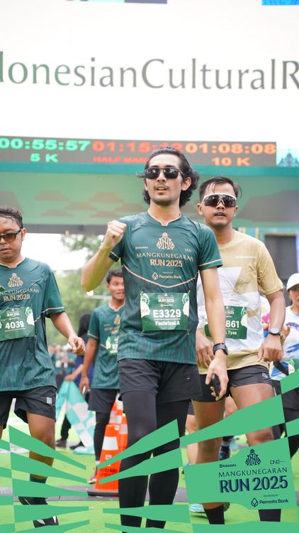 Race photo from Mangkunegaran Run 2025