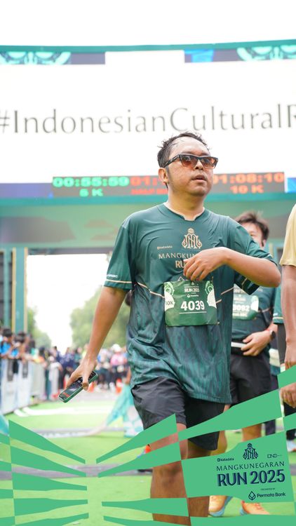 Race photo from Mangkunegaran Run 2025