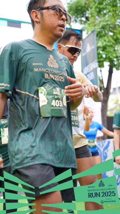 Race photo from Mangkunegaran Run 2025