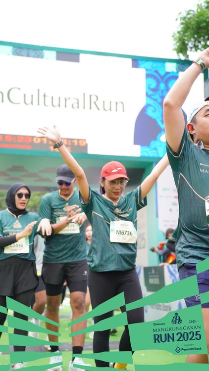 Race photo from Mangkunegaran Run 2025
