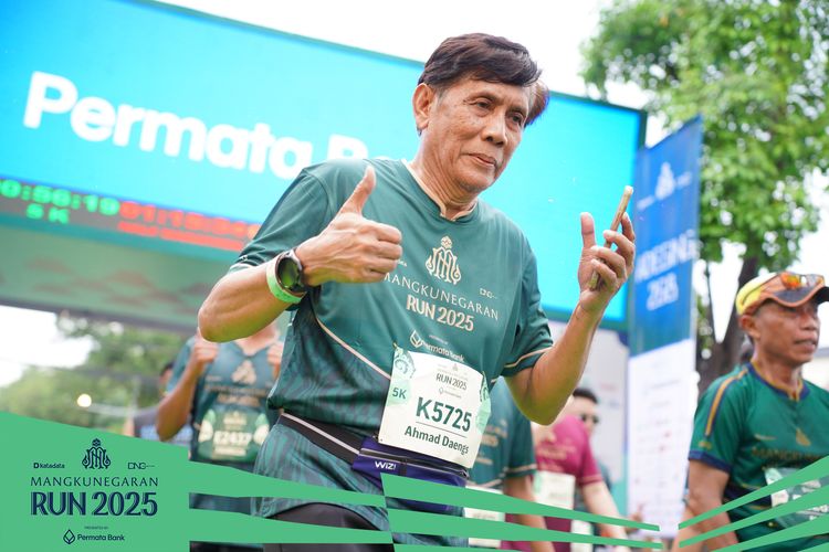 Race photo from Mangkunegaran Run 2025