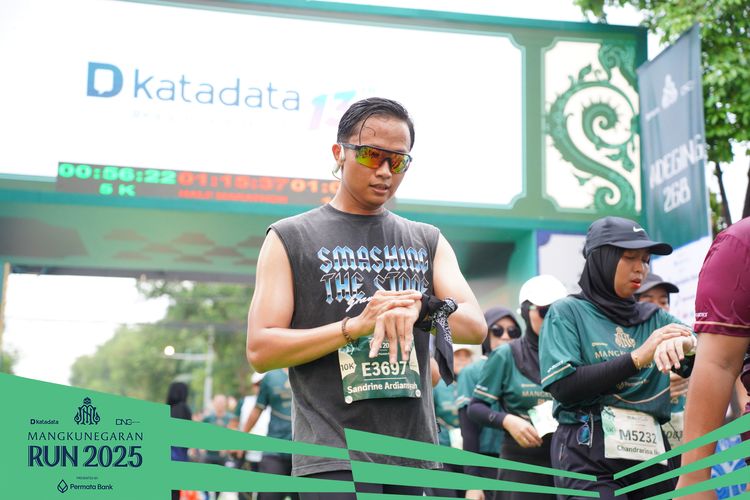 Race photo from Mangkunegaran Run 2025