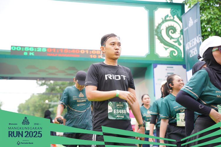 Race photo from Mangkunegaran Run 2025