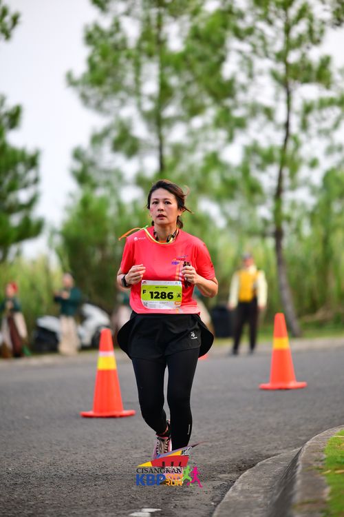 Race photo from CISANGKAN KBP CITY RUN 2025