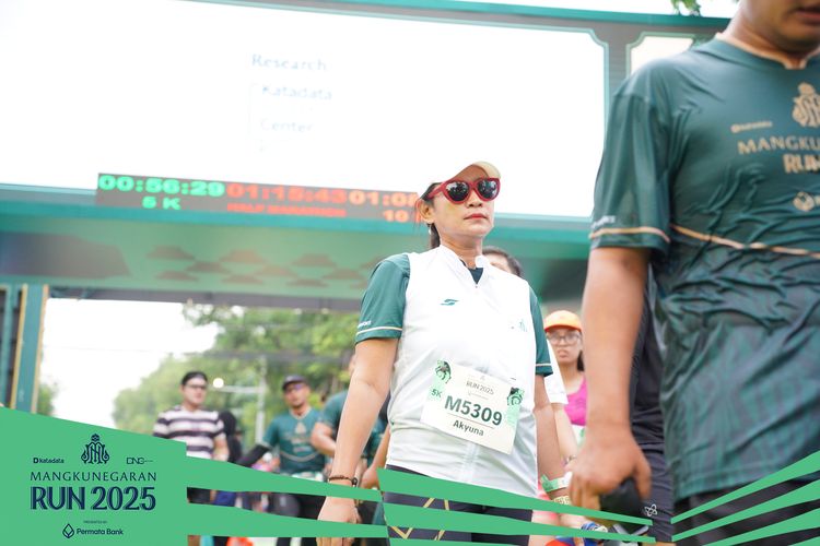 Race photo from Mangkunegaran Run 2025