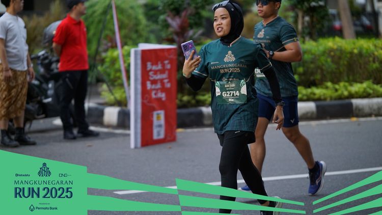 Race photo from Mangkunegaran Run 2025