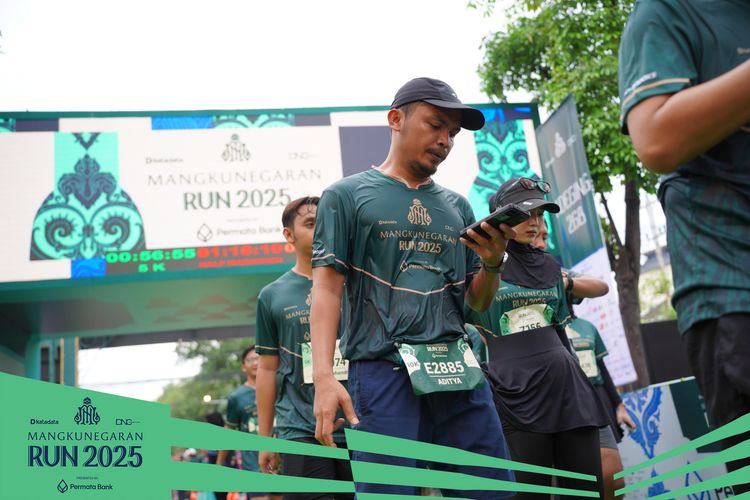 Race photo from Mangkunegaran Run 2025