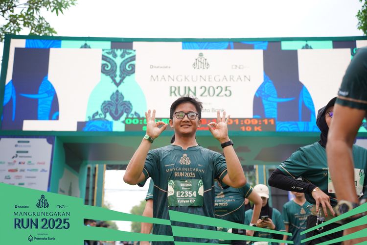 Race photo from Mangkunegaran Run 2025