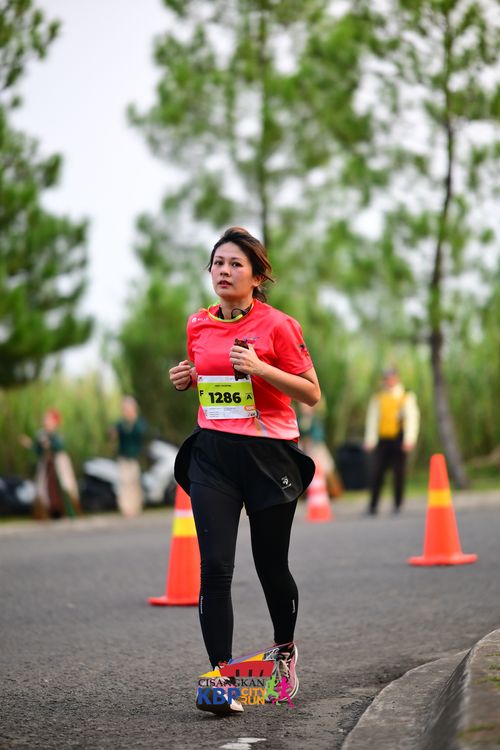 Race photo from CISANGKAN KBP CITY RUN 2025