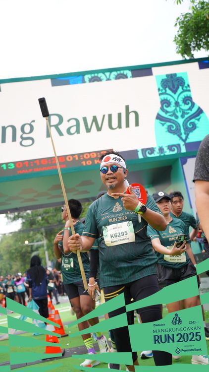 Race photo from Mangkunegaran Run 2025