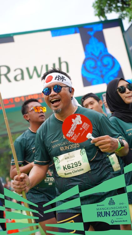 Race photo from Mangkunegaran Run 2025