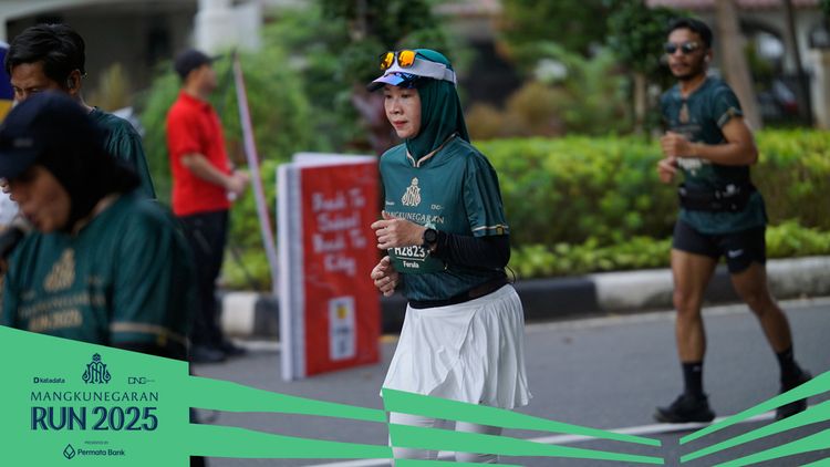 Race photo from Mangkunegaran Run 2025