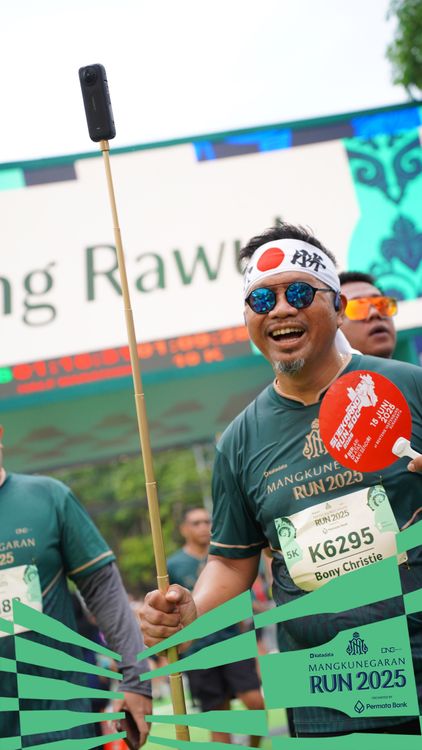 Race photo from Mangkunegaran Run 2025
