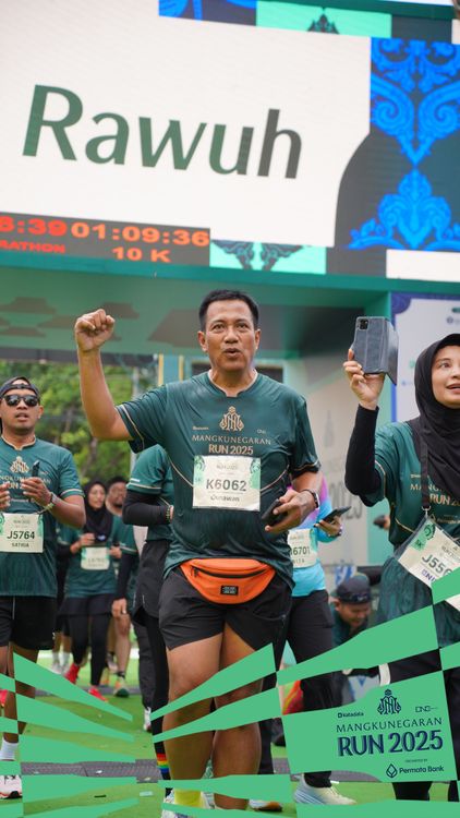 Race photo from Mangkunegaran Run 2025