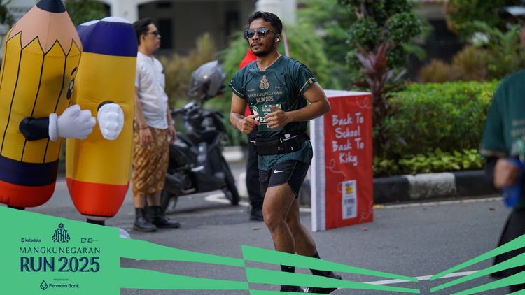 Race photo from Mangkunegaran Run 2025