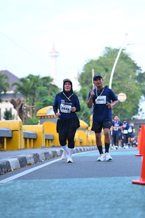 Race photo from KEMLU RUN 2025