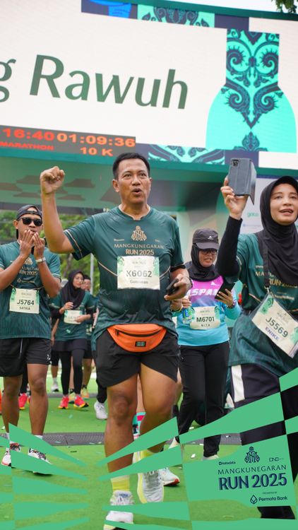 Race photo from Mangkunegaran Run 2025