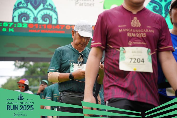 Race photo from Mangkunegaran Run 2025