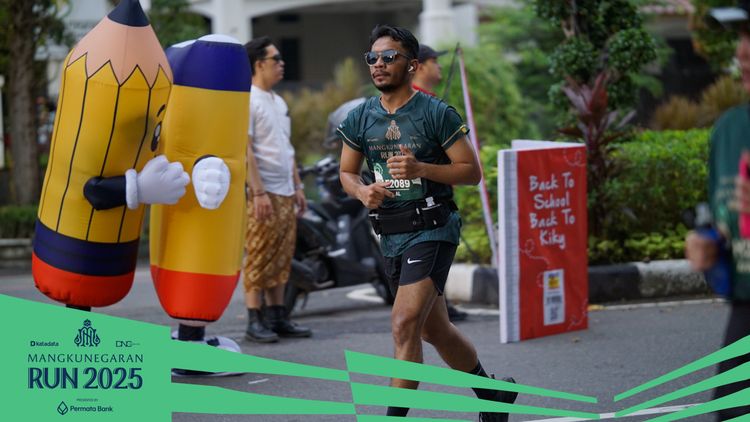 Race photo from Mangkunegaran Run 2025