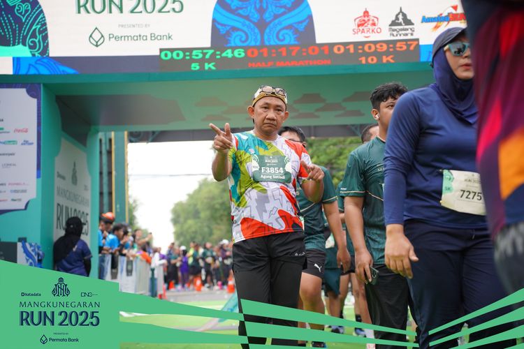 Race photo from Mangkunegaran Run 2025