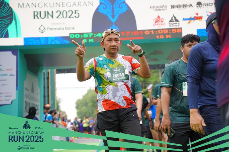 Race photo from Mangkunegaran Run 2025