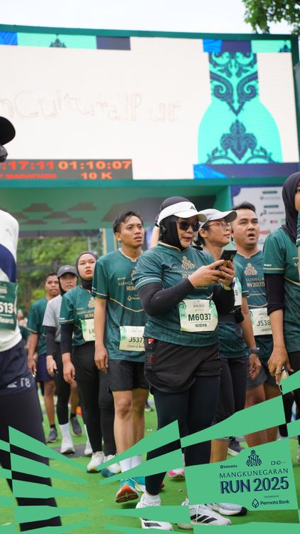 Race photo from Mangkunegaran Run 2025