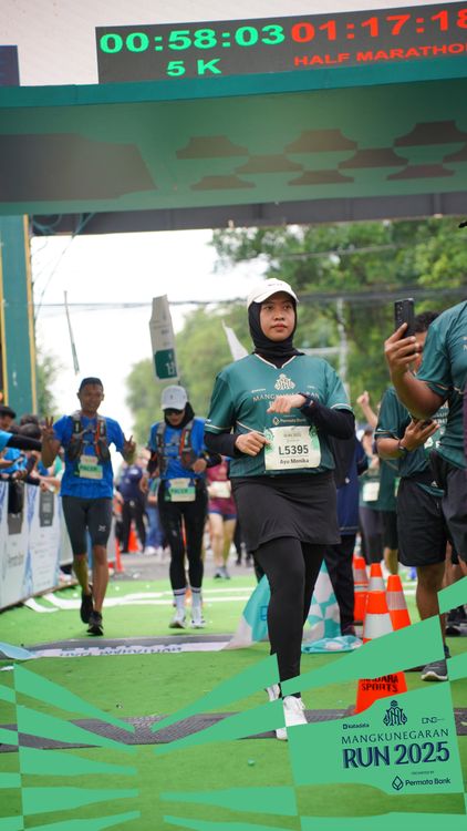Race photo from Mangkunegaran Run 2025