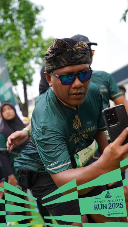 Race photo from Mangkunegaran Run 2025