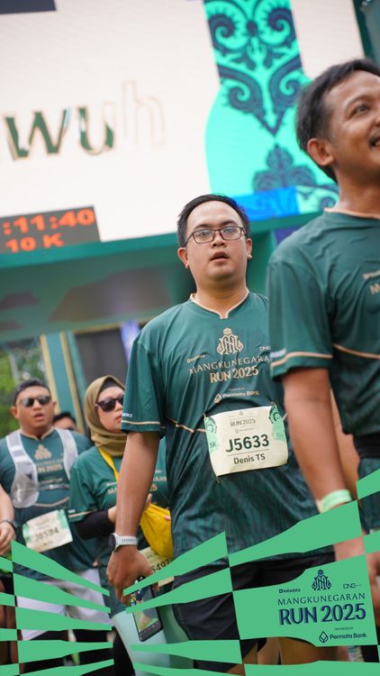 Race photo from Mangkunegaran Run 2025