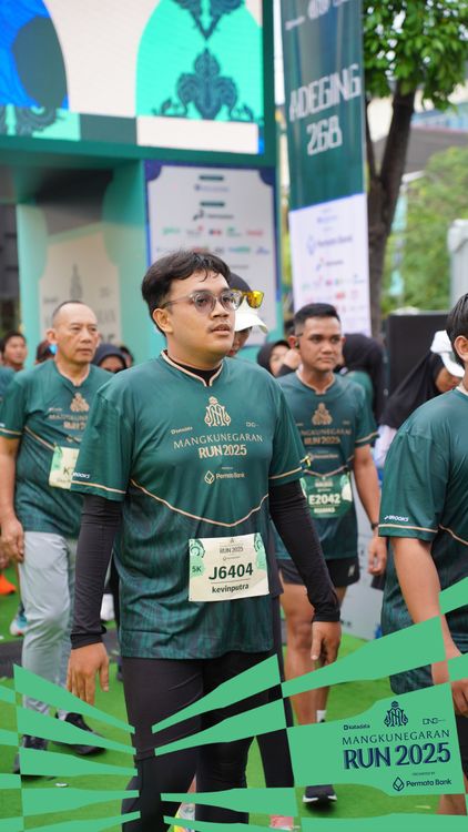 Race photo from Mangkunegaran Run 2025