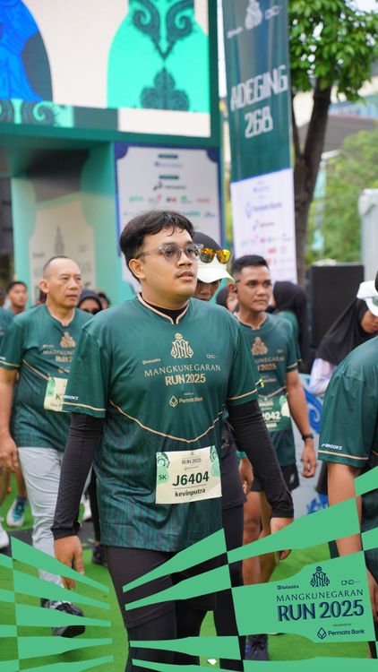 Race photo from Mangkunegaran Run 2025