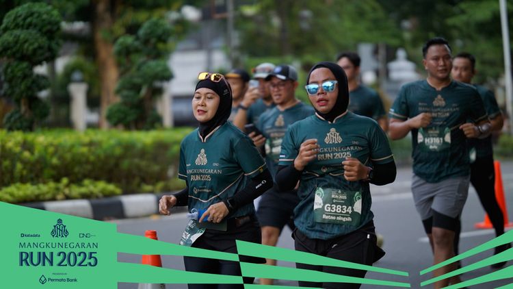 Race photo from Mangkunegaran Run 2025