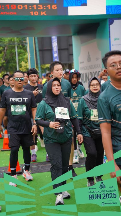 Race photo from Mangkunegaran Run 2025