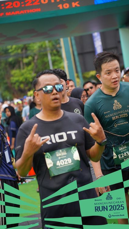 Race photo from Mangkunegaran Run 2025