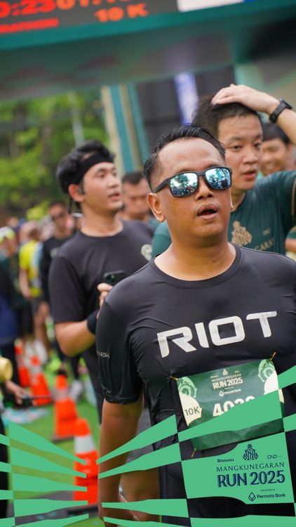 Race photo from Mangkunegaran Run 2025