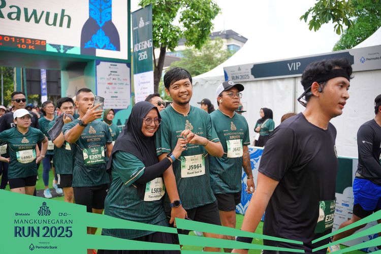 Race photo from Mangkunegaran Run 2025