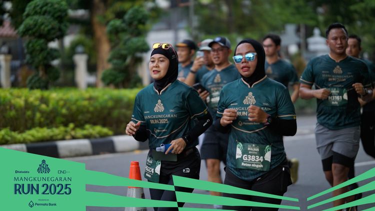 Race photo from Mangkunegaran Run 2025