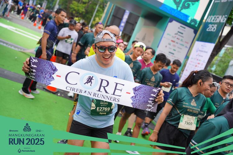 Race photo from Mangkunegaran Run 2025