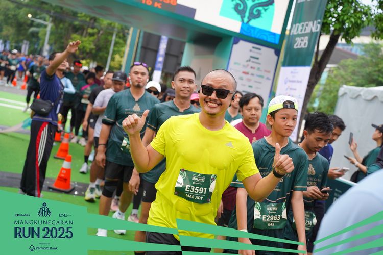Race photo from Mangkunegaran Run 2025