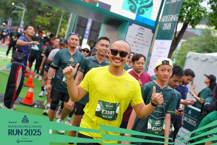 Race photo from Mangkunegaran Run 2025