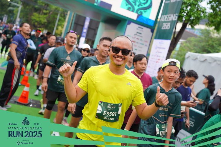 Race photo from Mangkunegaran Run 2025